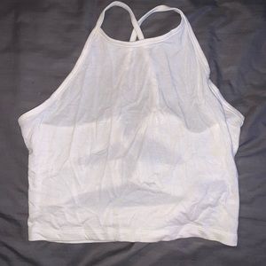 White crop tank